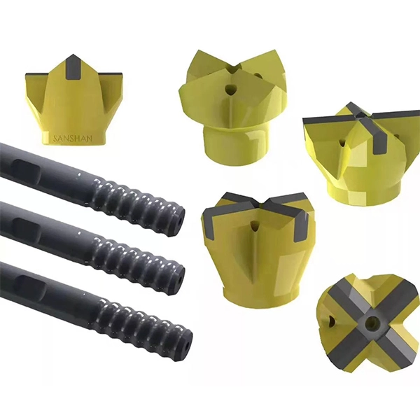 Blast Furnace Taphole Drill Rod and Drill Bit